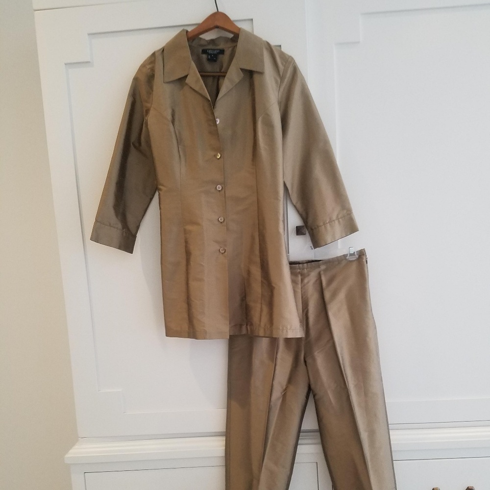 Silk Shantung Karen Kane Jacket and Pants